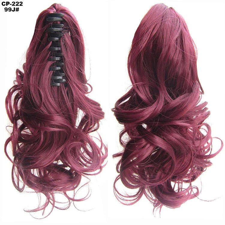 Stylish and realistic-looking hair extension ponytail wrap for versatile hairstyle upgrade