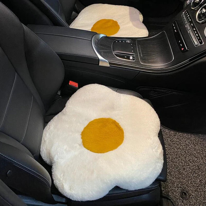 Daisy Slow Rebound Imitation Rabbit Hair Cushion in various colours