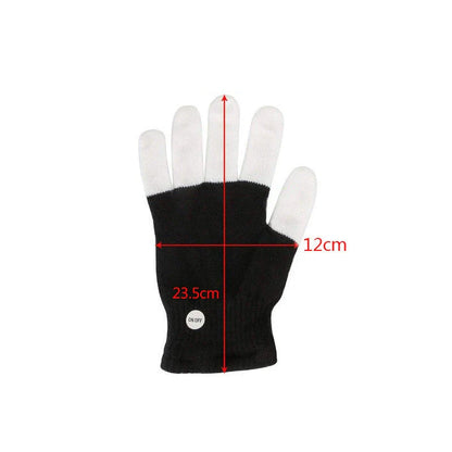 Pair of LED gloves featuring a variety of customizable lighting effects for dance, performance, and nightlife events