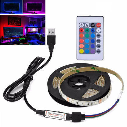 Premium RGB 5050 LED strip lights with vibrant colour options and versatile installation