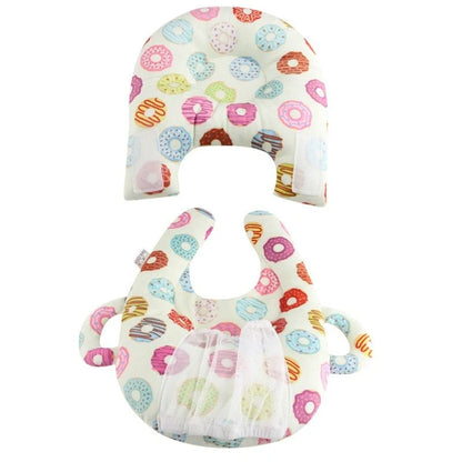 Multifunctional Newborn Nursing Pillow in soft, breathable fabric for comfortable breastfeeding support