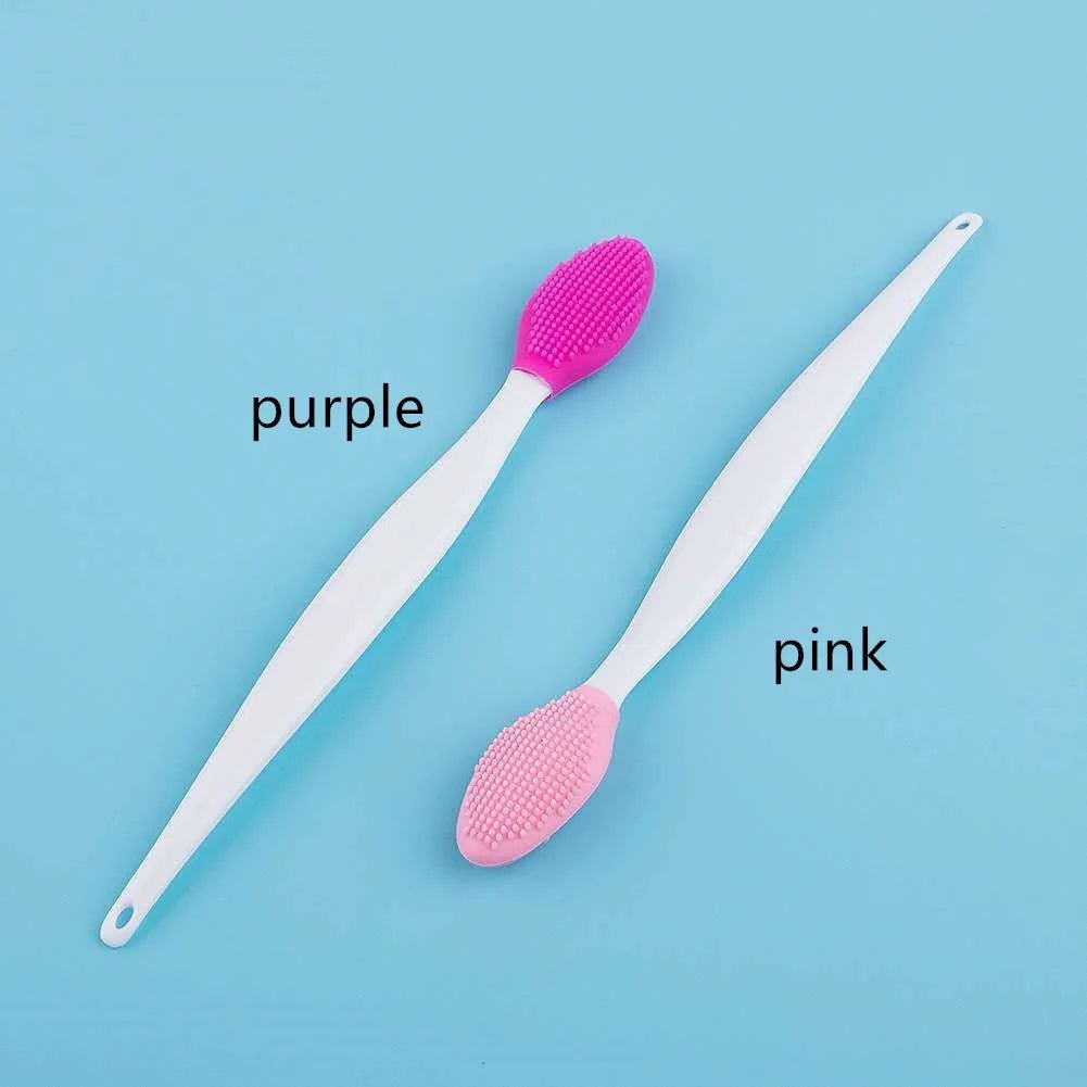 Double-sided silicone blackhead brush for effective skincare