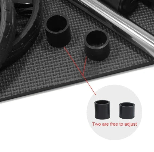 Premium abdominal wheel roller with supportive exercise mat, designed for an effective and challenging core workout experience.