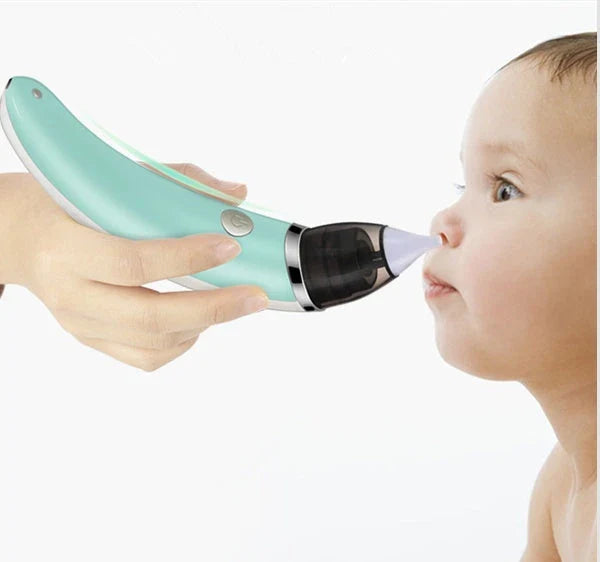 Electric Nasal Aspirator with Adjustable Suction Levels for Gentle Mucus Removal in Babies