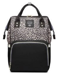 Premium mummy backpack in a range of stylish colours, featuring dedicated compartments for bottles, nappies and personal items.