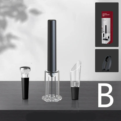 Red Wine Needle Pen-shaped Air Pressure Bottle Opener for easy cork removal