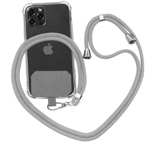 Universal crossbody phone lanyard in various colours with metal buckle