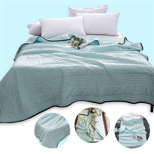 Premium cooling quilts in various colors and sizes for comfortable, temperature-regulating sleep