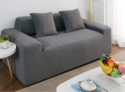 Waterproof polar fleece sofa slipcover in various colours protecting your living room furniture