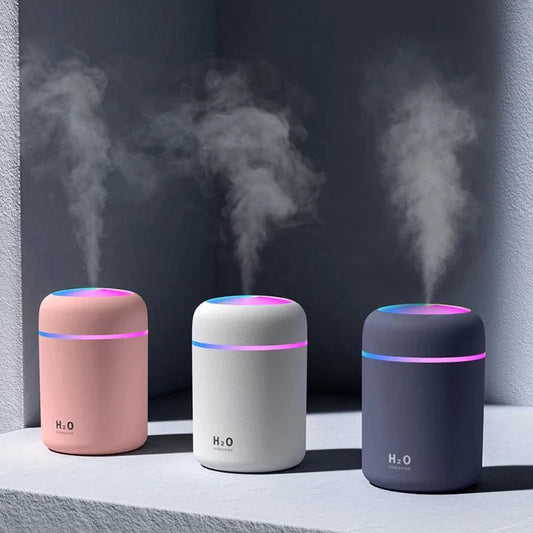 Mini USB Humidifier with Soothing Mist, Quiet Operation, and Automatic Shut-Off for Bedrooms