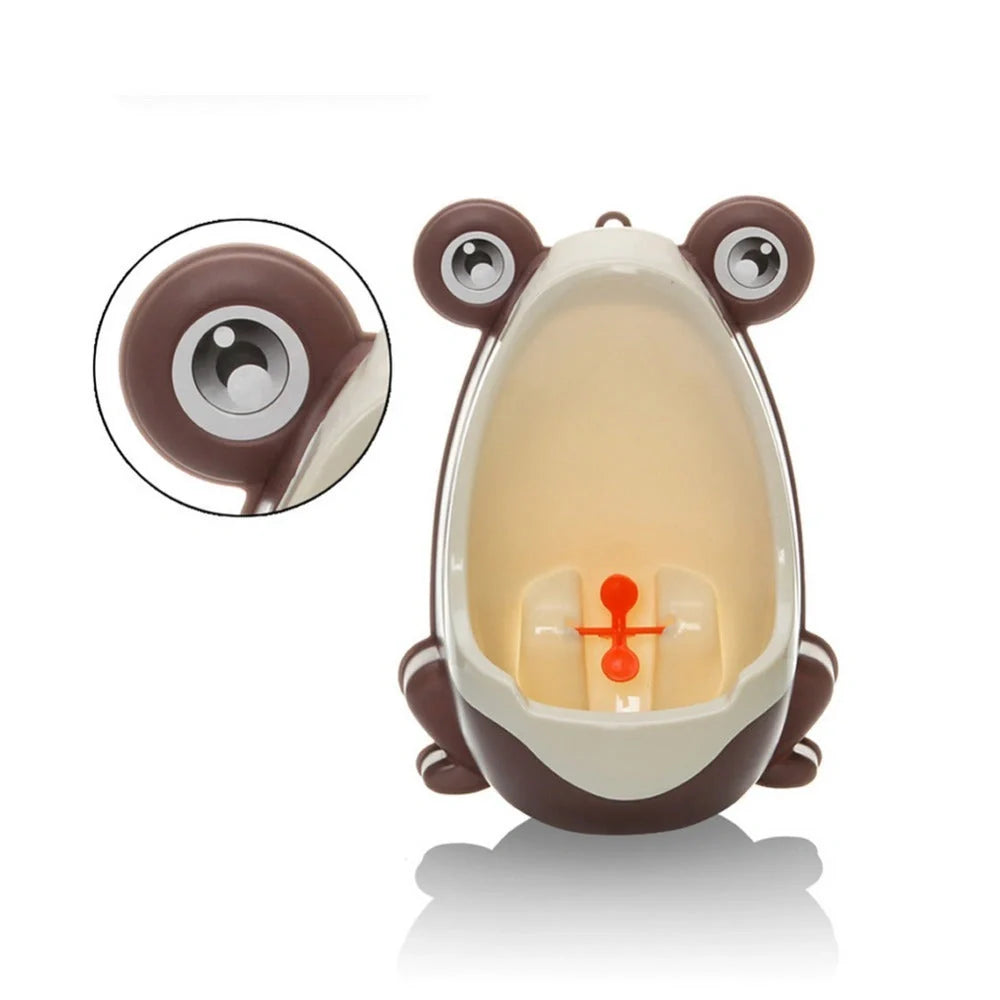 Ergonomic Frog Children Baby Potty Toilet in vibrant colors with adjustable height feature