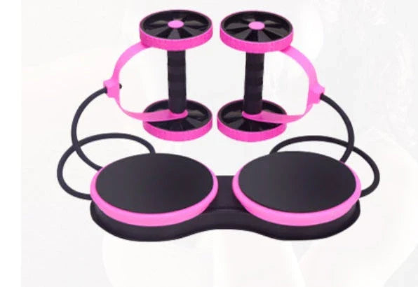 Premium versatile fitness roller with soft, sponge-like wheels for a smooth, full-body workout experience