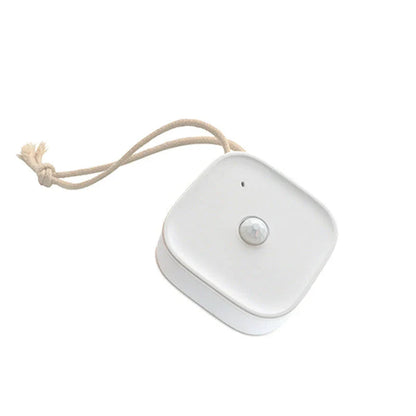 Motion-activated LED wall light with soft, non-dazzling sidelight and large sensing range for hands-free illumination
