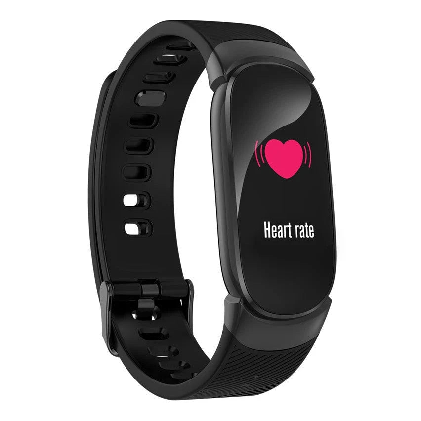 QW16 smart sports bracelet with heart rate monitoring, sleep tracking, and water-resistant design for an active lifestyle