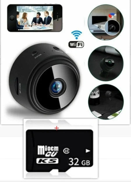 A9 Magnetic Suction Security Camera with HD and infrared night vision features
