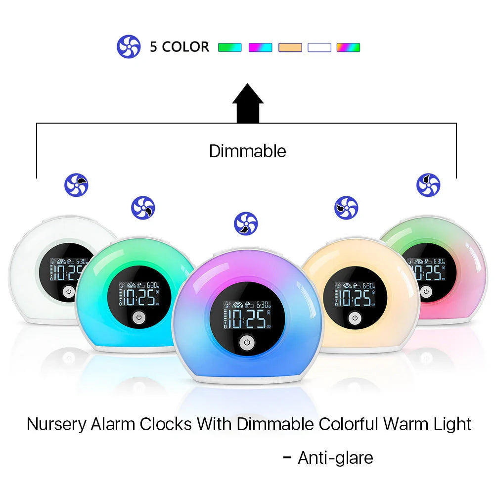 Digital Music Alarm Clock with Bluetooth 5.0 and VA LCD screen