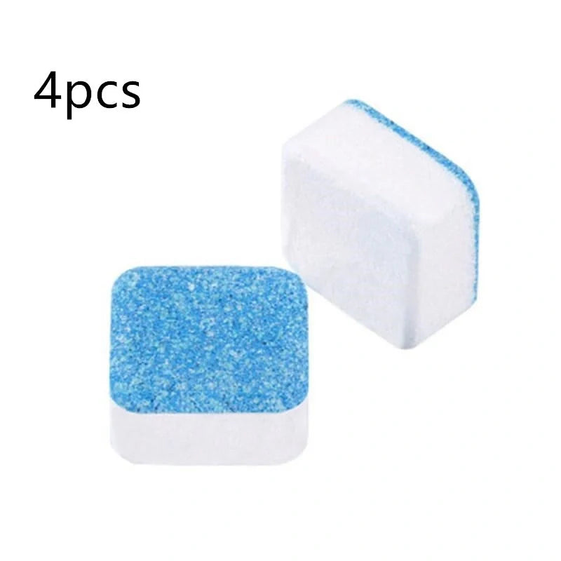 Washing machine cleaner tablets for deep cleaning and odour removal
