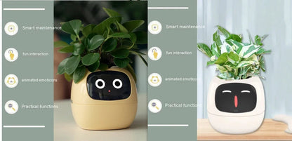 Smart Planter with AI and 7 sensors for easy plant care in various colours
