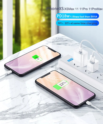 PD18W Fast Charging Type-C Cable with durable alloy joint for quick and efficient charging