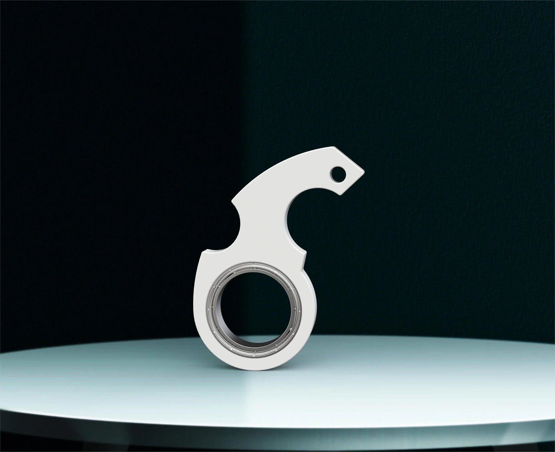 Premium fidget spinner keychain made with durable zinc alloy, available in multiple vibrant colours for stress relief and improved focus