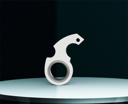 Premium fidget spinner keychain made with durable zinc alloy, available in multiple vibrant colours for stress relief and improved focus