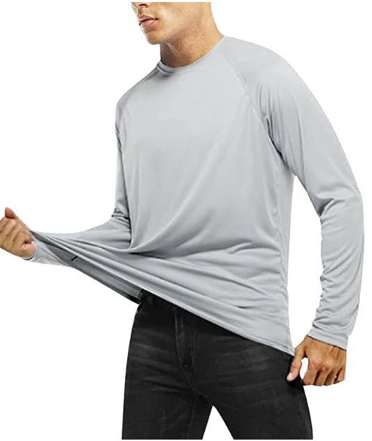Navy blue and grey sports clothes for men and women, sizes S to 3XL, lightweight at 90 grams