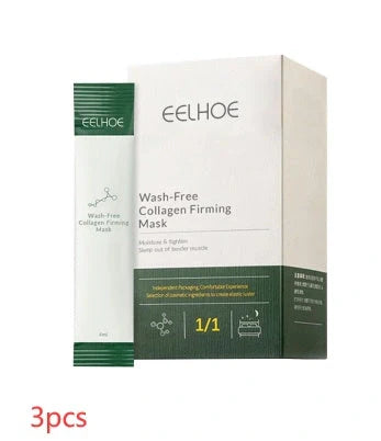 Wash-in collagen mask for skin tightening and fine line softening