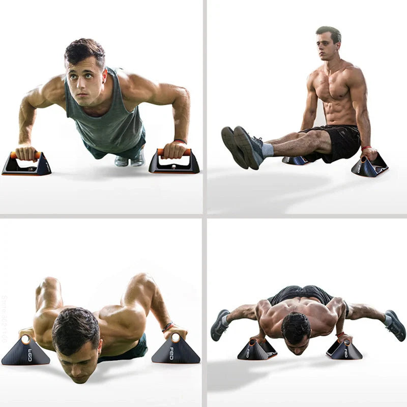 Push Up Board with Elastic Belt for home gym training