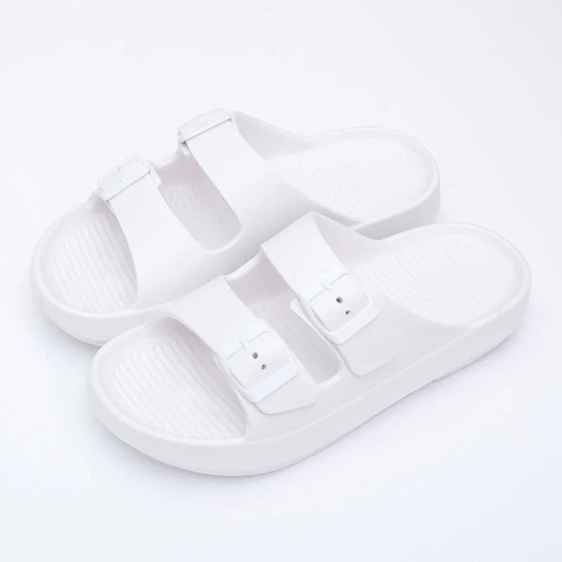 Thick-soled EVA beach sandals in various colours for summer wear