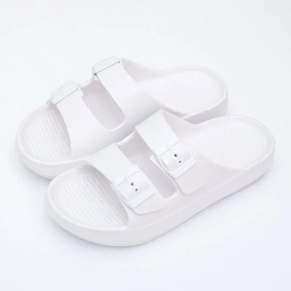 Thick-soled EVA beach sandals in various colours for summer wear