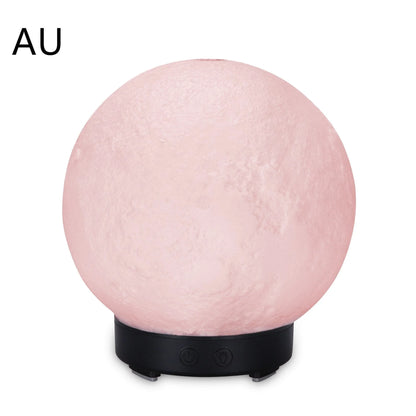 Soothing ultrasonic humidifier and aroma diffuser with wood grain and neutral color options