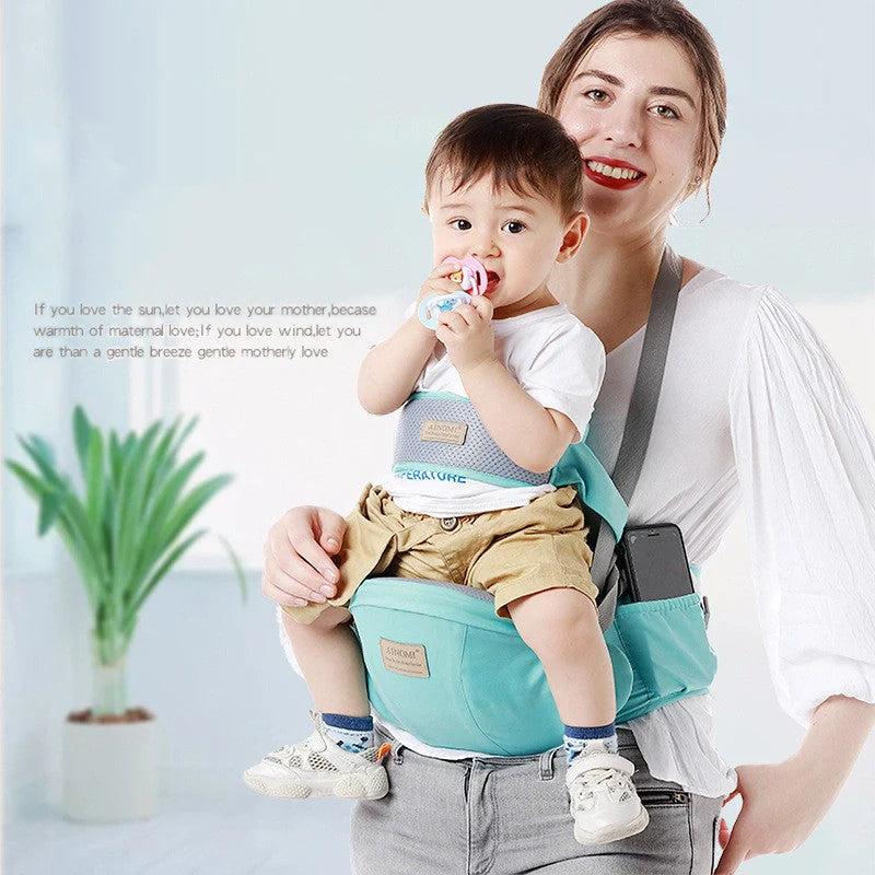 Multifunctional children's strap baby carrier in various colours