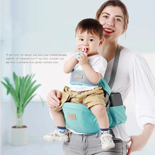 Multifunctional children's strap baby carrier in various colours
