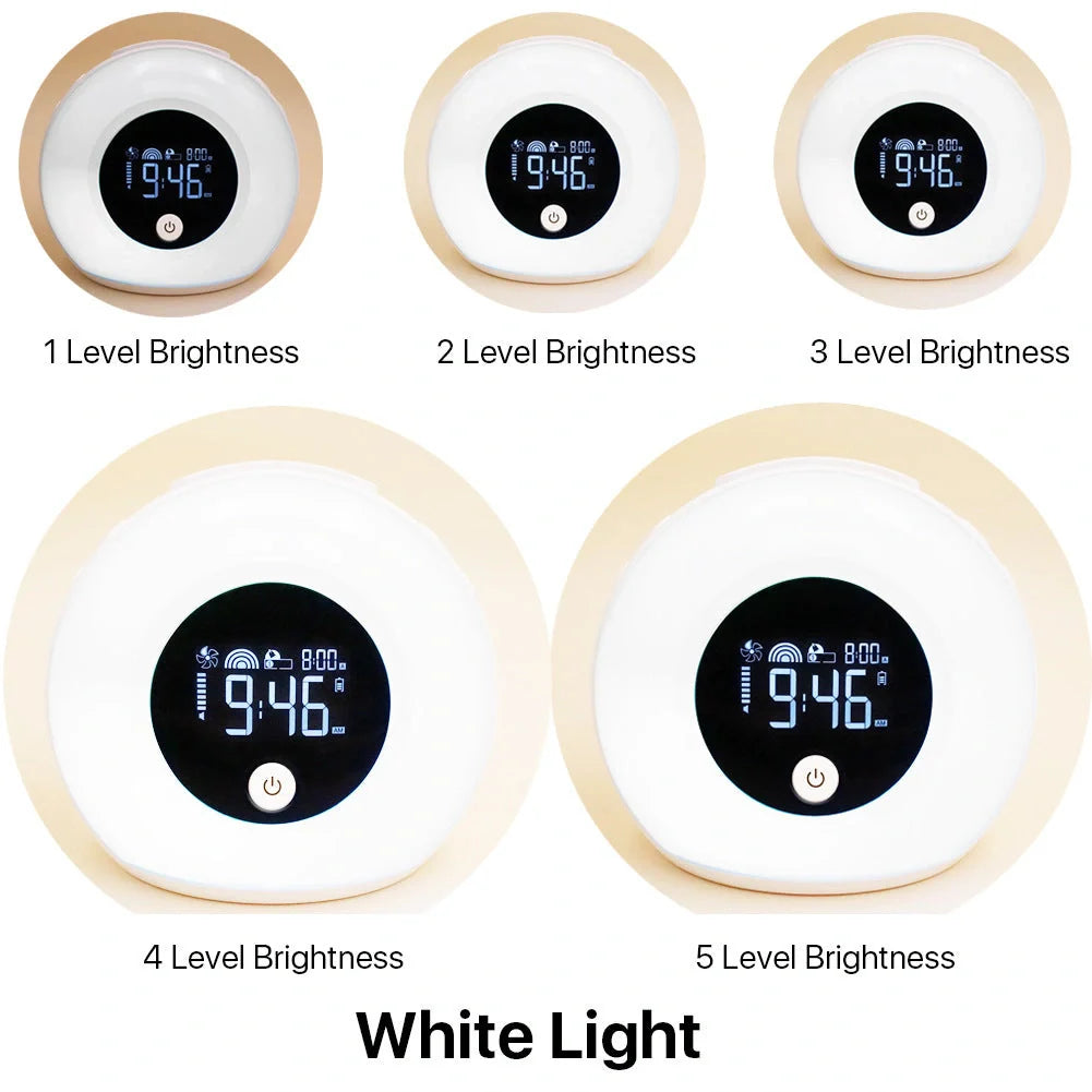 Digital Music Alarm Clock with Bluetooth 5.0 and VA LCD screen