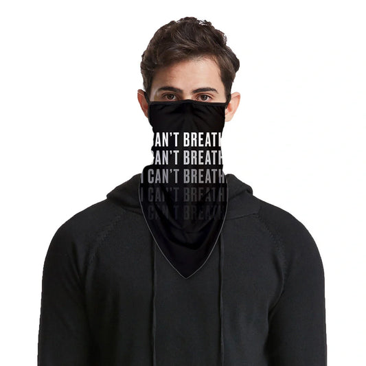I can't breathe scarf - lightweight polyester accessory for all seasons
