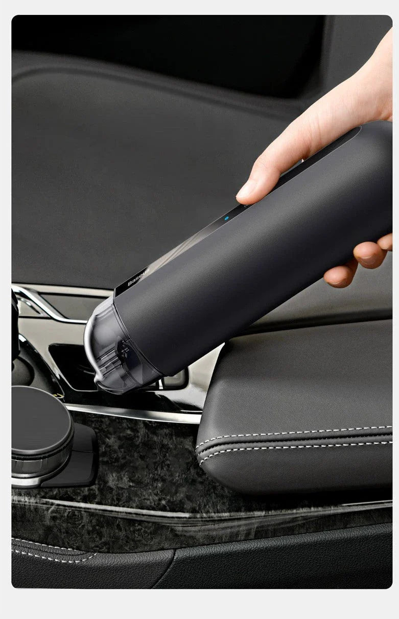 BASEUS Wireless Car Vacuum Cleaner with 5,000Pa Suction, Portable Design, and HEPA Filtration for Spotless Car Interior