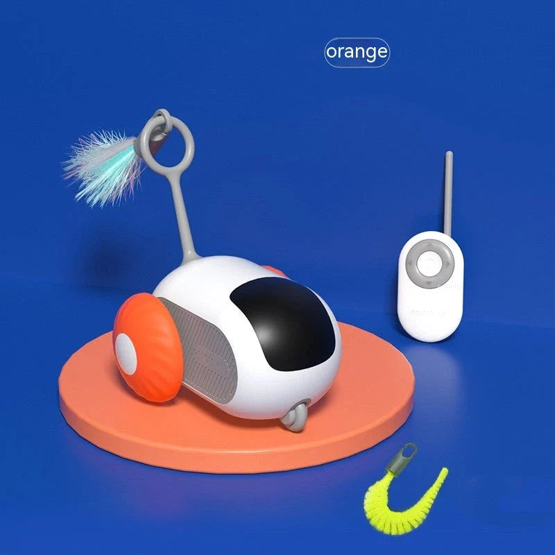 Wireless Interactive Cat Toy Car with Remote Control - Engaging Feline Fun