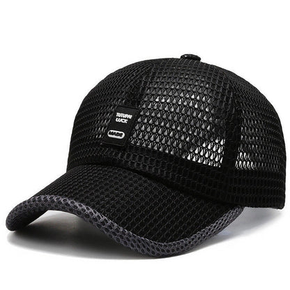 Big Eaves Summer Men's Outdoor Sunshade Baseball Cap in black, blue, gray, and dark gray