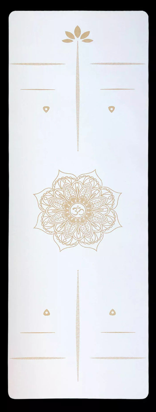 6mm thick yoga mat in black, red, or white for enhanced comfort and durability