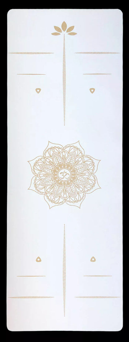 6mm thick yoga mat in black, red, or white for enhanced comfort and durability