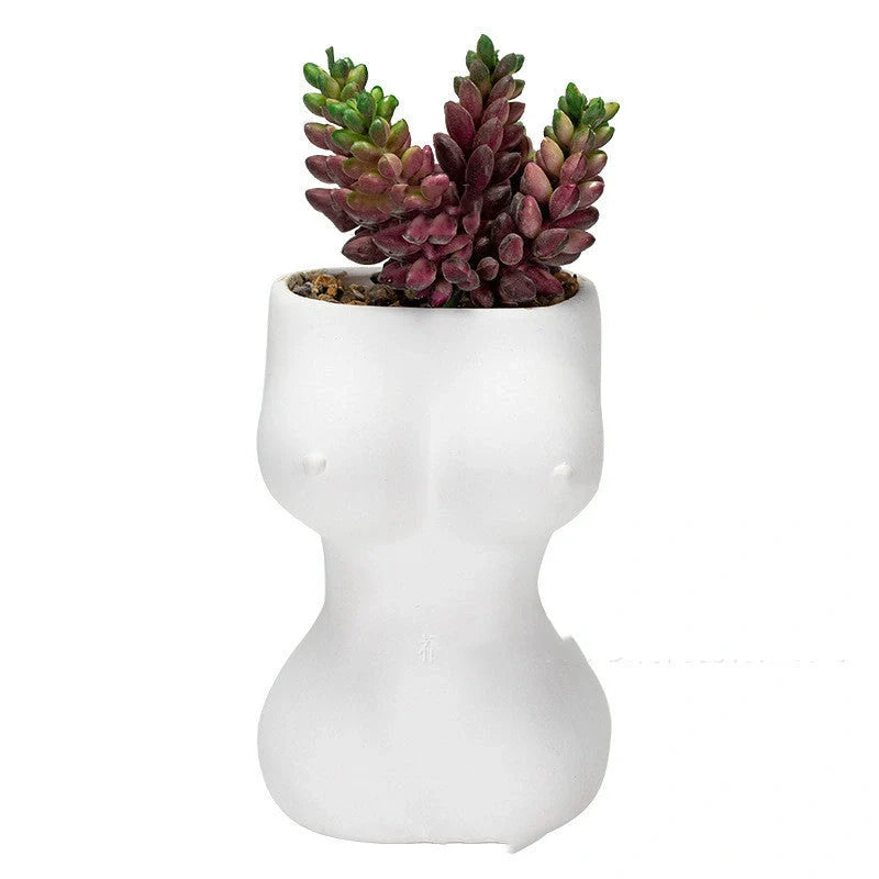 European style ceramic flower pots with decorative figures and gods patterns