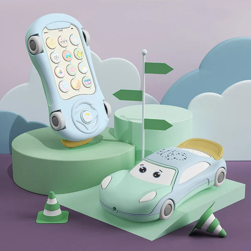 Telephone Toys Juguetes Bebe Luminous Projector Learning Toy Car for infants