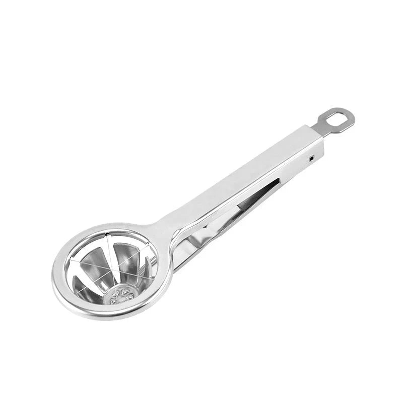 Premium Stainless Steel Egg Slicer - Hexagonal Slicing for Perfect Egg Presentation and Versatile Soft Fruit Cutting