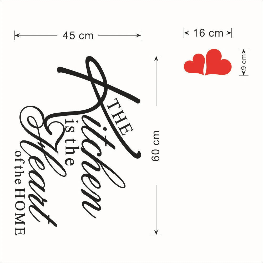 Personalised black decorative wall sticker measuring 58X45cm, perfect for home and window decoration