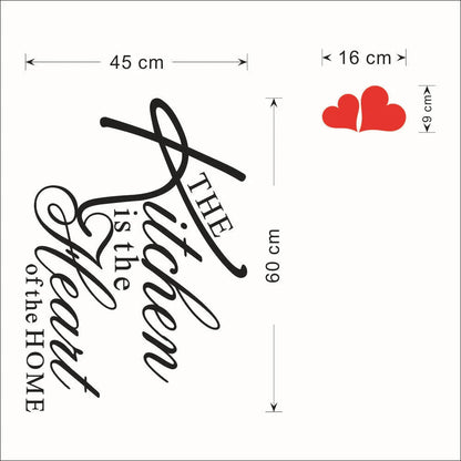 Personalised black decorative wall sticker measuring 58X45cm, perfect for home and window decoration