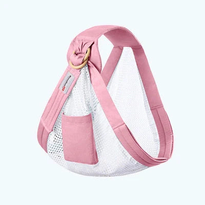 Adjustable baby wrap carrier sling in various colours for comfortable nursing and carrying