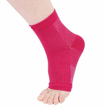 Unisex anti-fatigue compression ankle socks for sports and recovery
