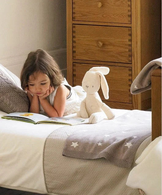 Beige Bunny Soft Plush Toy for babies and kids, 55cm tall with long ears