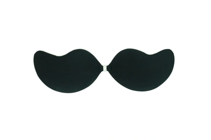 Lala Goddess Mango Cup deep V invisible bra in black and flesh colors