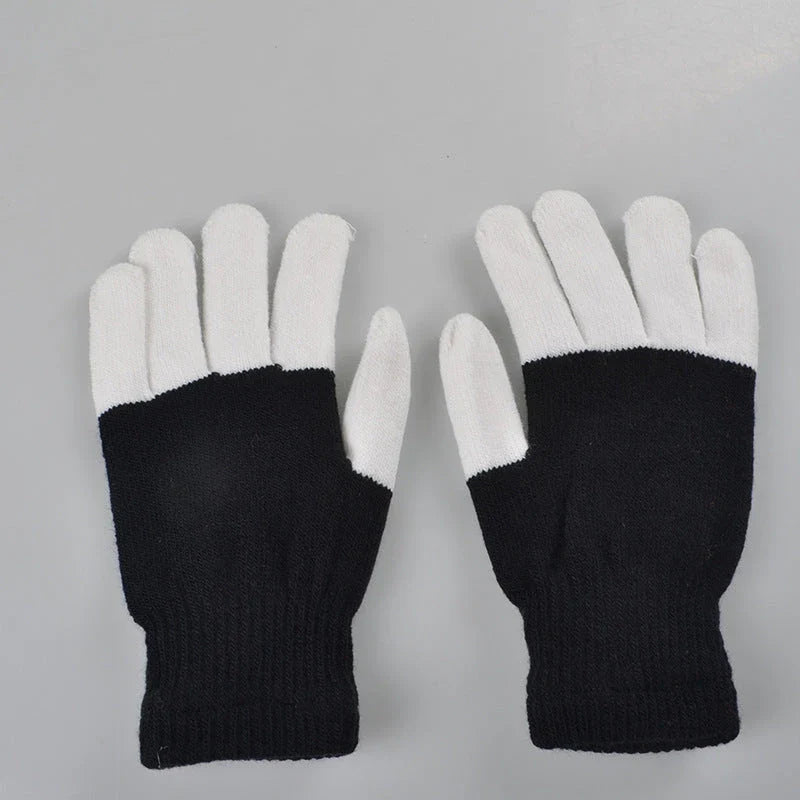 Pair of LED gloves featuring a variety of customizable lighting effects for dance, performance, and nightlife events